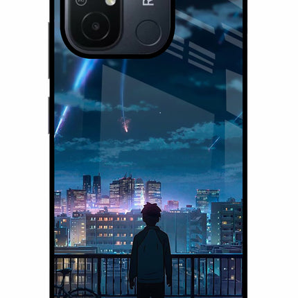 Anime Redmi 12C Glass Case