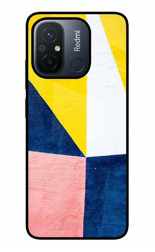 Colourful Art Redmi 12C Glass Case