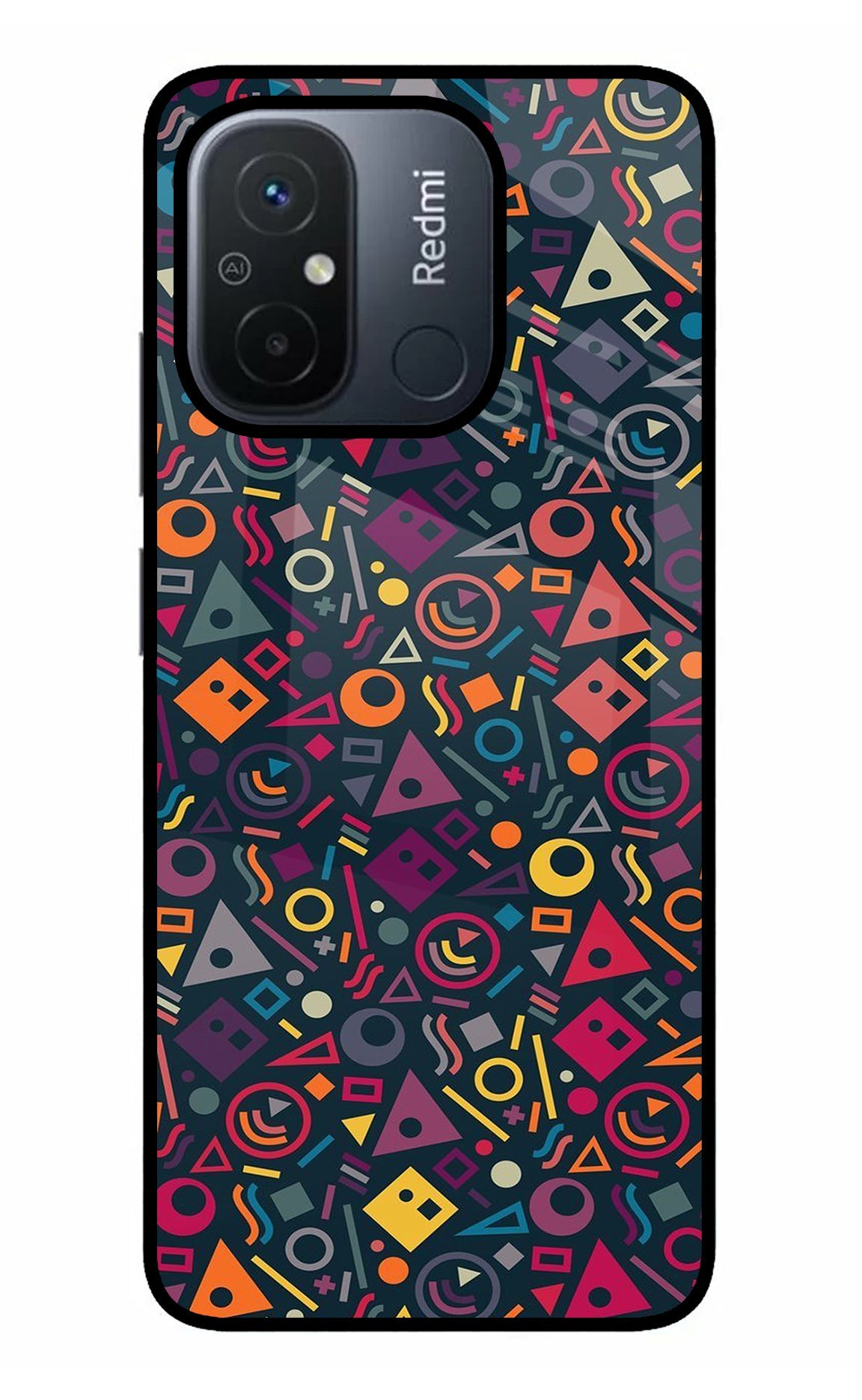 Geometric Abstract Redmi 12C Back Cover