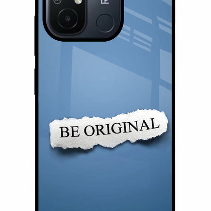 Be Original Redmi 12C Glass Case