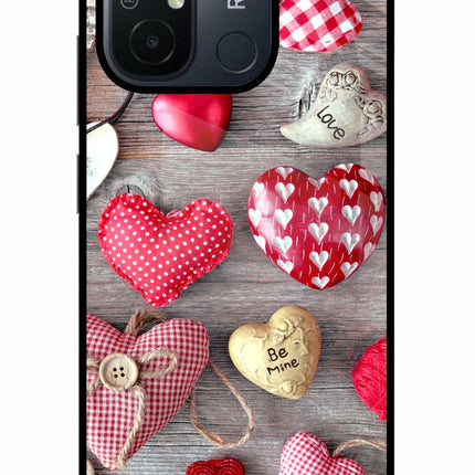 Love Wallpaper Redmi 12C Glass Case