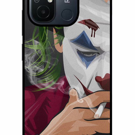 Joker Smoking Redmi 12C Glass Case