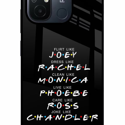 FRIENDS Character Redmi 12C Glass Case