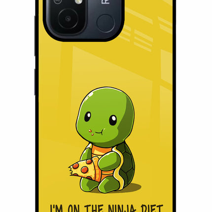 I'm on Ninja Diet Redmi 12C Glass Case