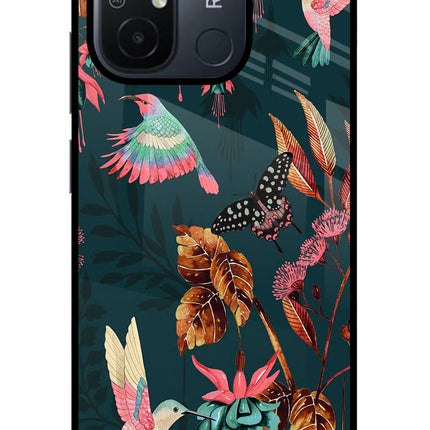 Birds Redmi 12C Glass Case