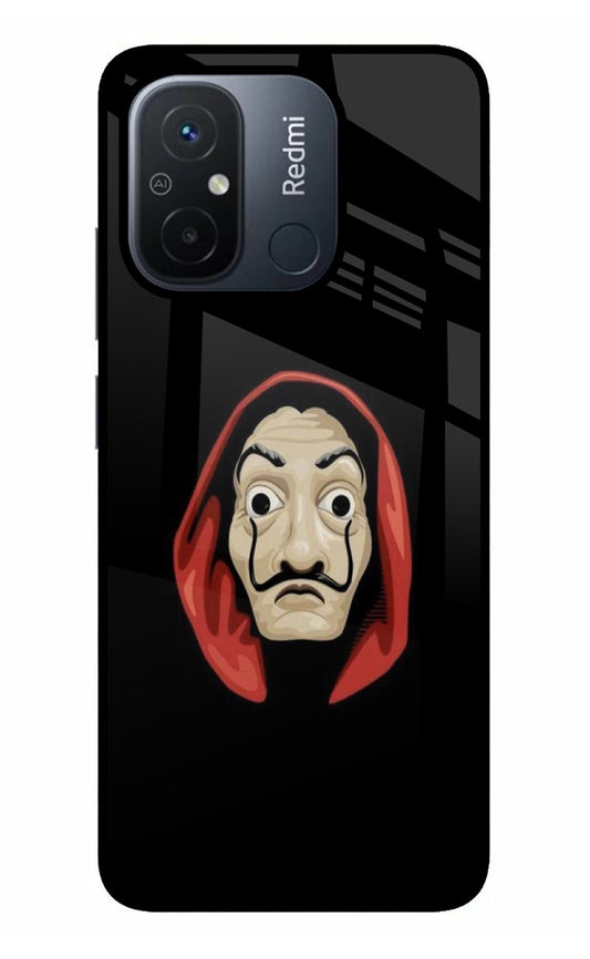 Money Heist Redmi 12C Glass Case