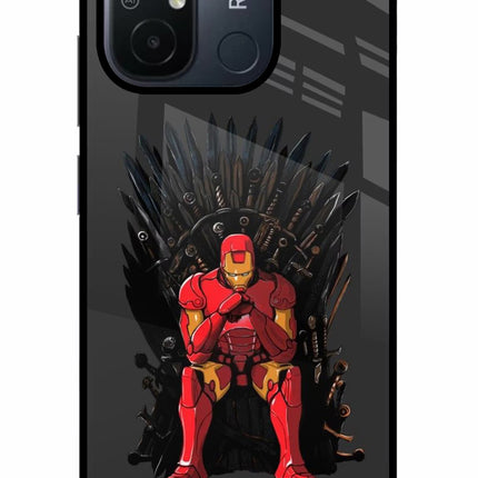 Ironman Throne Redmi 12C Glass Case