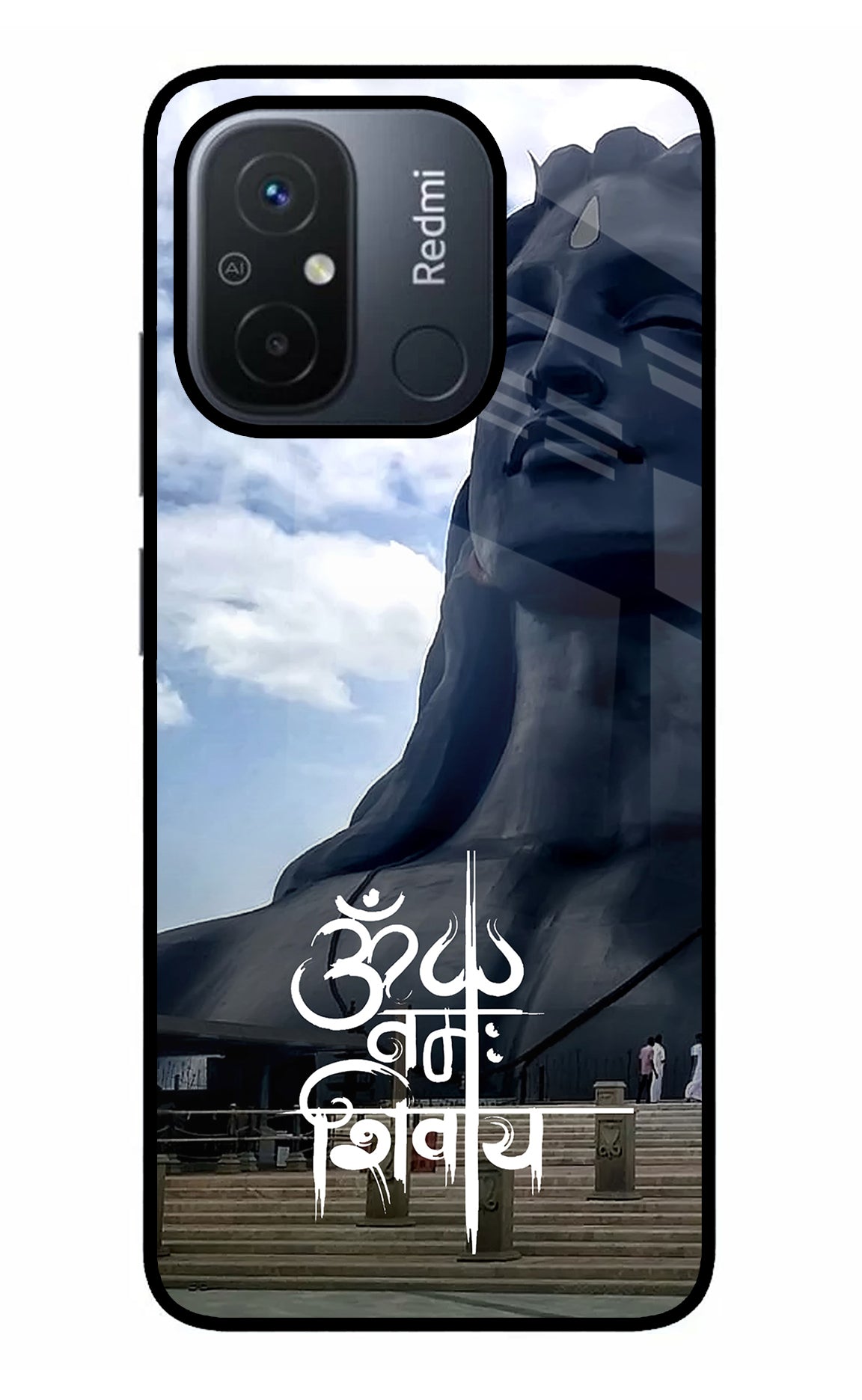 Om Namah Shivay Redmi 12C Glass Case