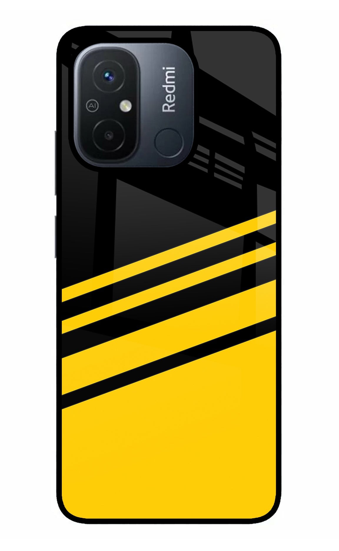 Yellow Shades Redmi 12C Back Cover