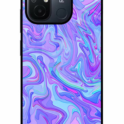 Glitter Redmi 12C Glass Case