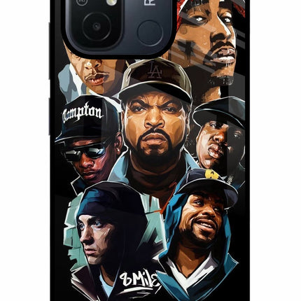 Rappers Redmi 12C Glass Case