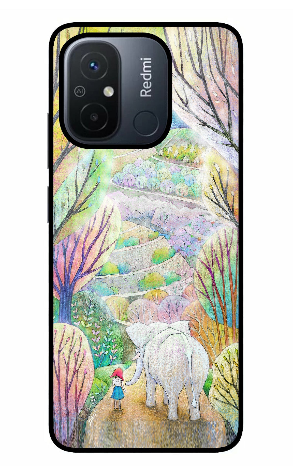 Nature Painting Redmi 12C Back Cover