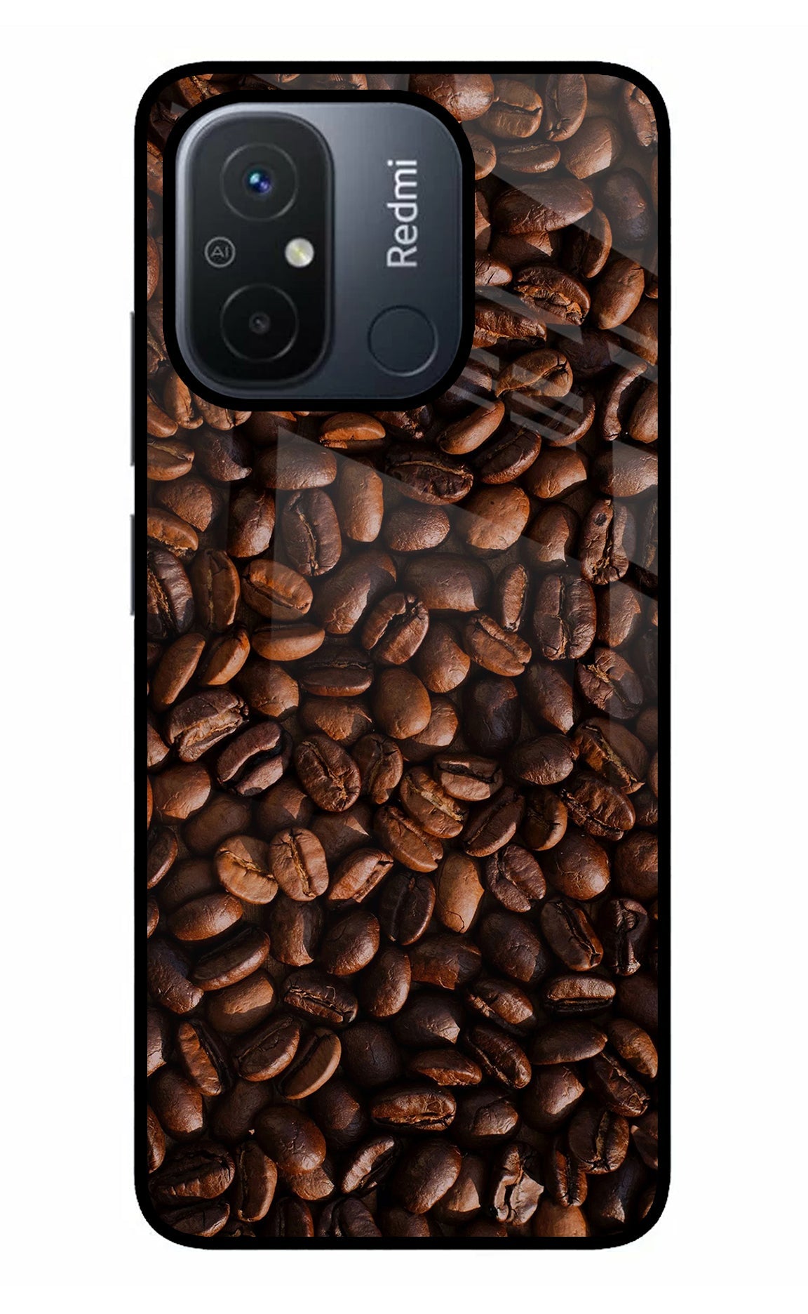 Coffee Beans Redmi 12C Glass Case