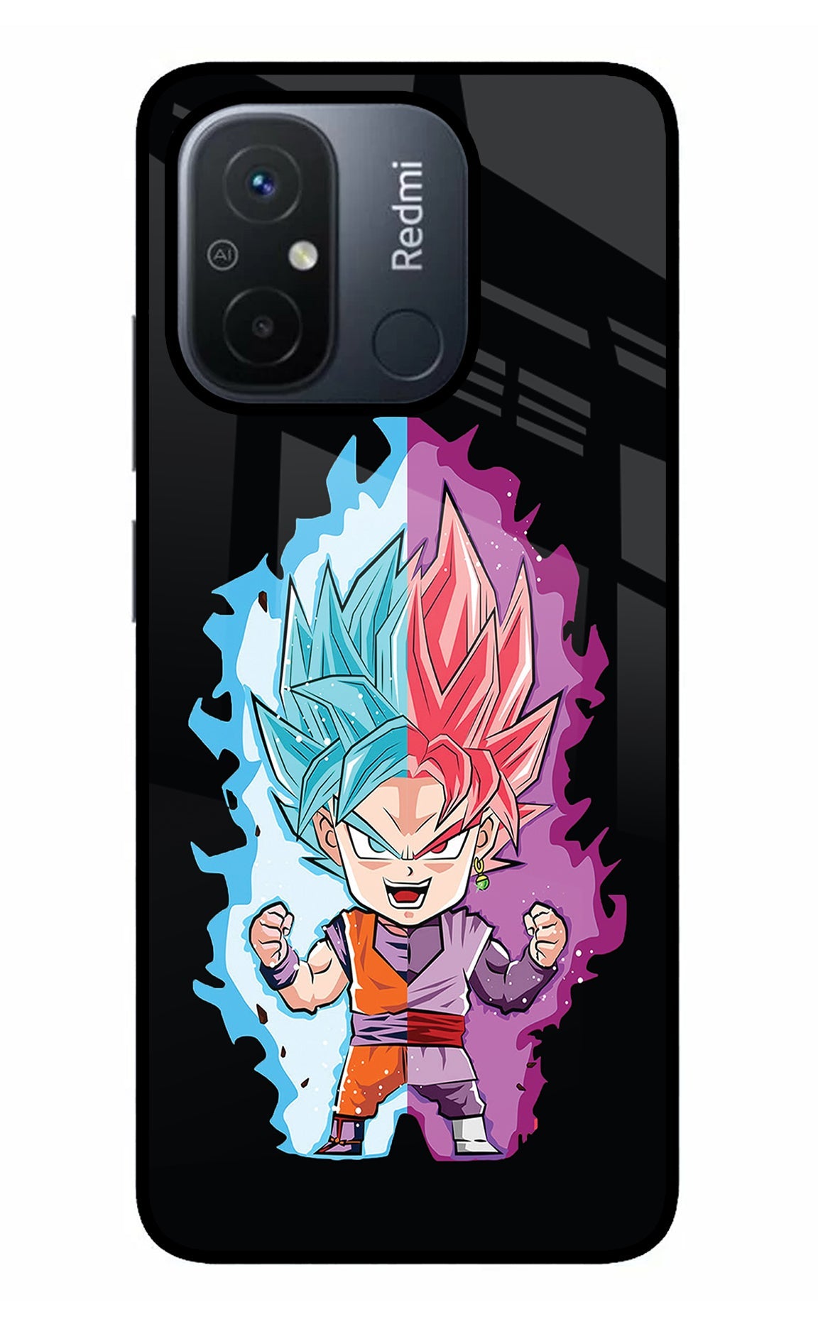 Chota Goku Redmi 12C Glass Case