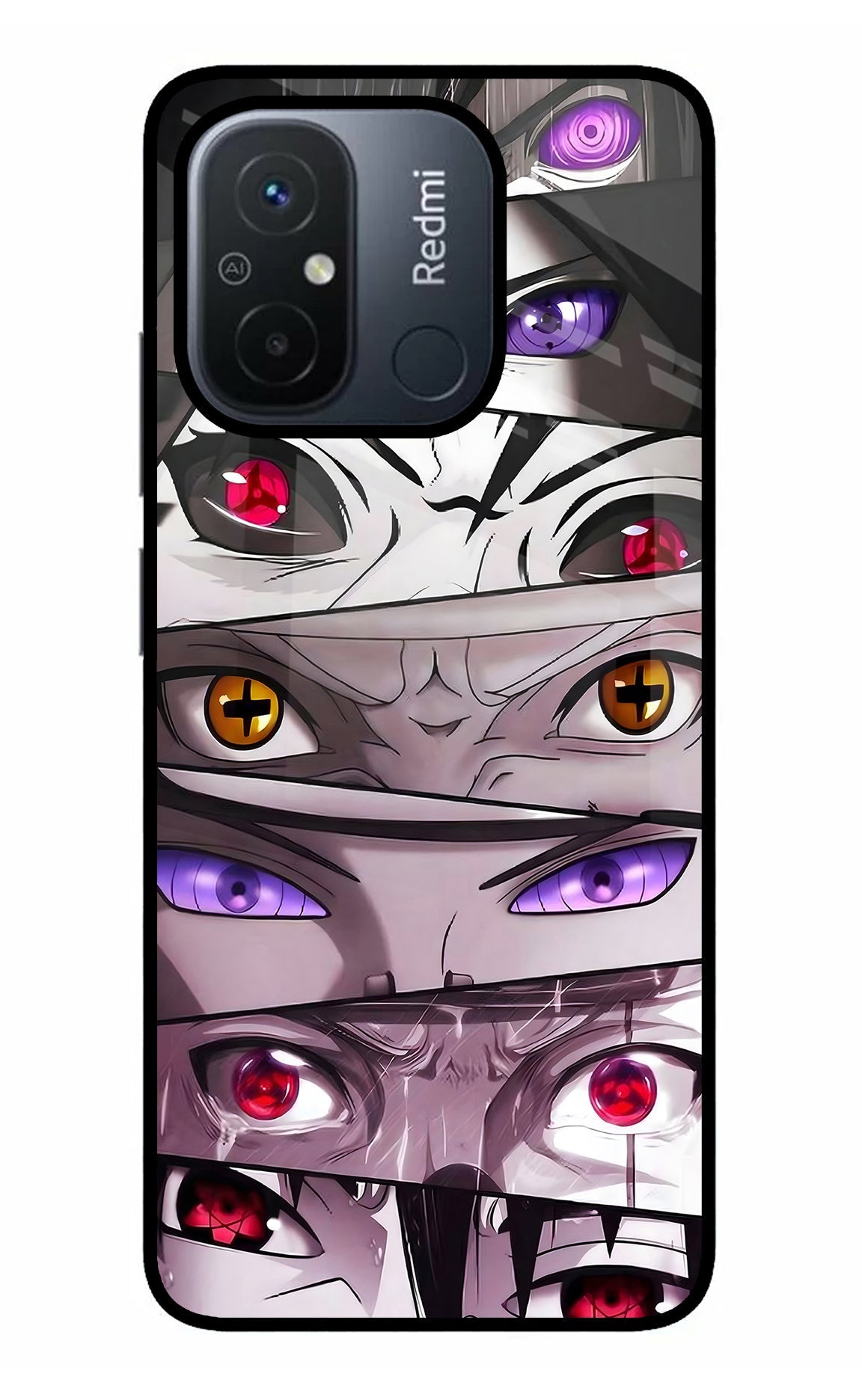 Naruto Anime Redmi 12C Glass Case