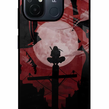 Naruto Anime Redmi 12C Glass Case Back Cover by Casekaro