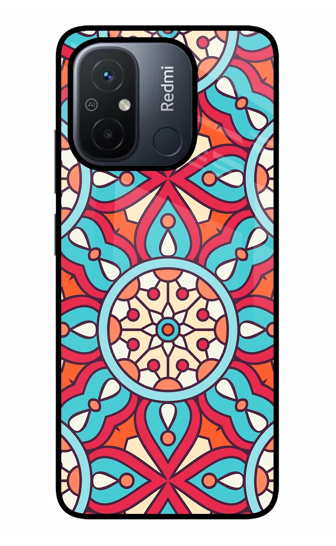 Mandala Geometric Redmi 12C Back Cover