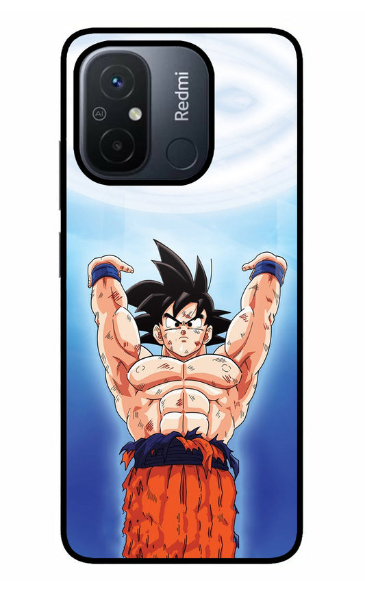 Goku Power Redmi 12C Glass Case