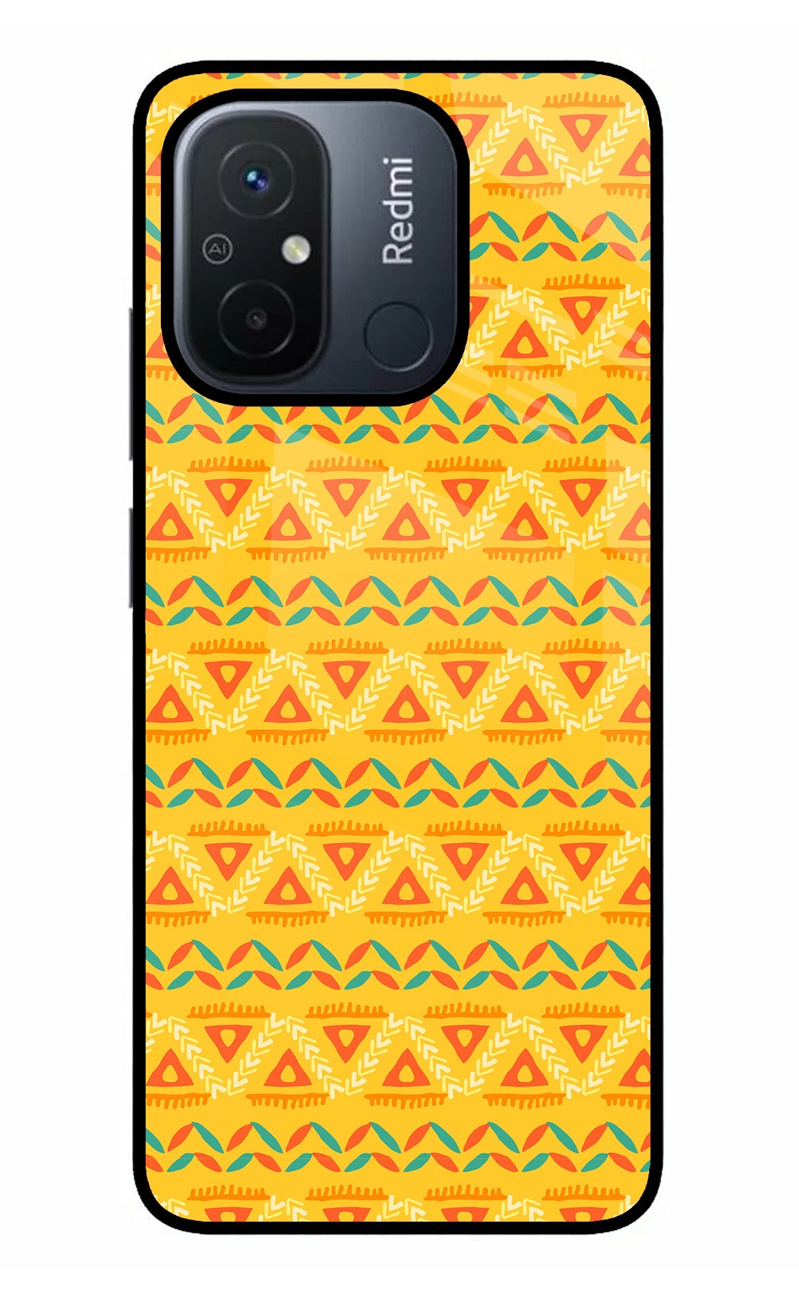 Tribal Pattern Redmi 12C Back Cover