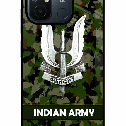 Balidan Indian Logo Redmi 12C Glass Case