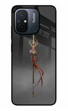 Shiv Trishul Redmi 12C Glass Case