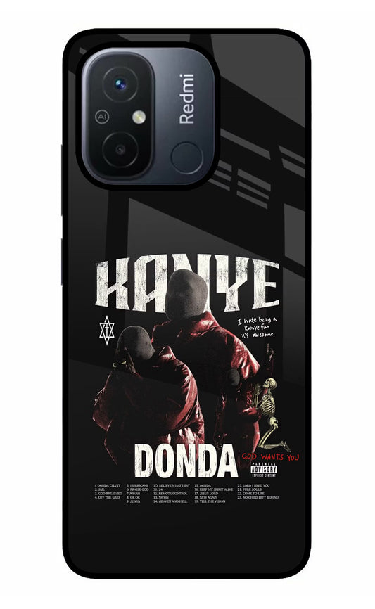 Donda Kanye West Redmi 12C Glass Case