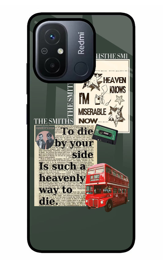 The Smiths Redmi 12C Glass Case