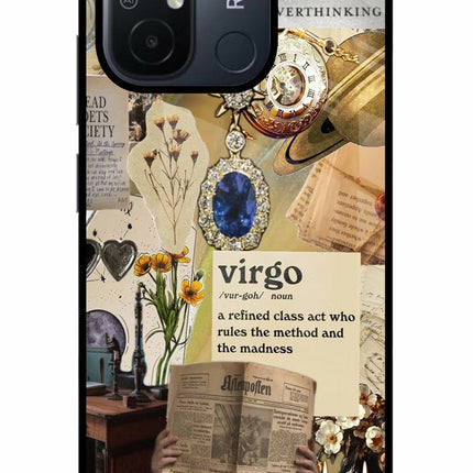 Virgo Zodiac Redmi 12C Glass Case