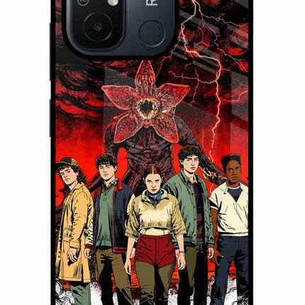 Ordinary Things Characters Redmi 12C Glass Case