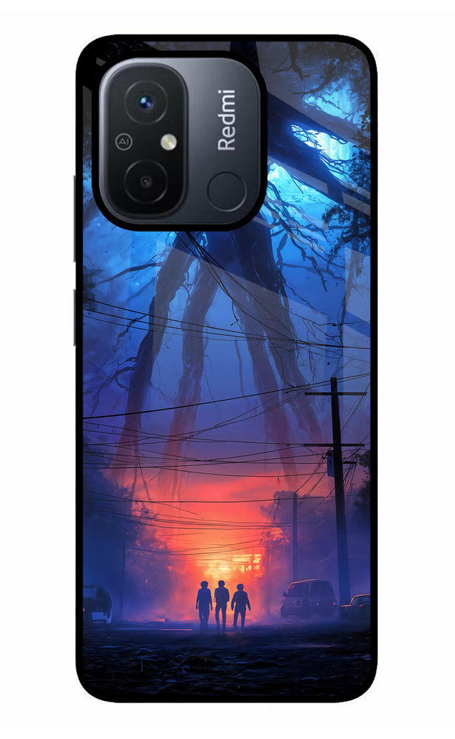 Ordinary Things Shadow Redmi 12C Glass Case