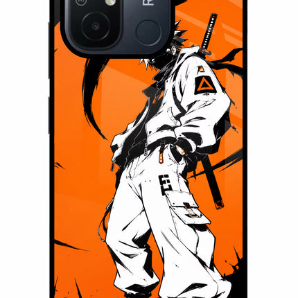 Street Samurai  Redmi 12C Glass Case