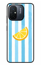 Summer Lemon Redmi 12C Glass Case
