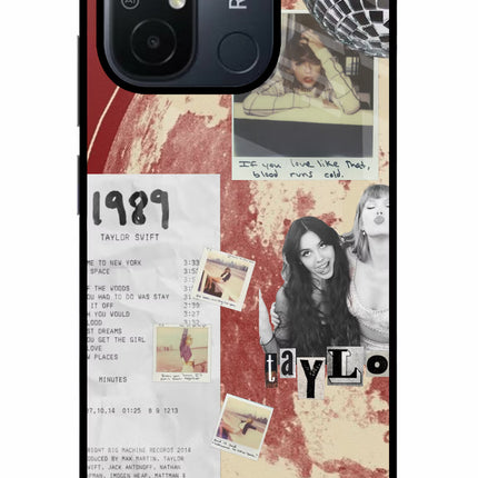 Taylor Swift Redmi 12C Glass Case