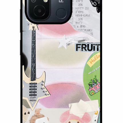 Softcore case Redmi 12C Glass Case