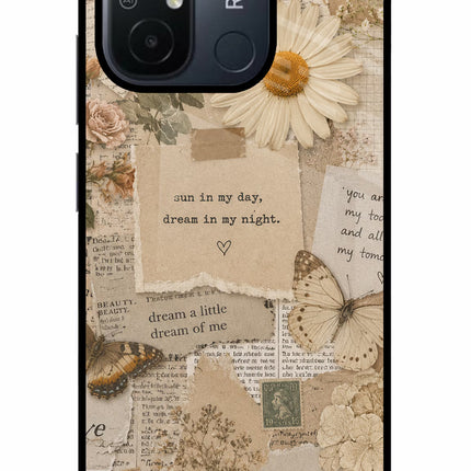 Vintage case Redmi 12C Glass Case