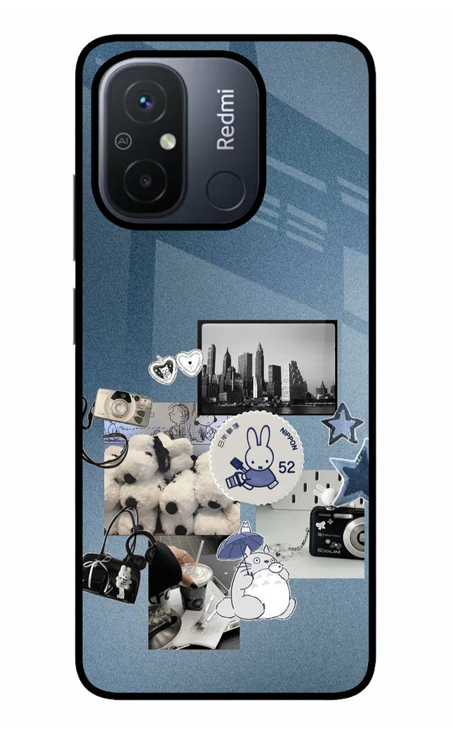 Miffy Redmi 12C Glass Case