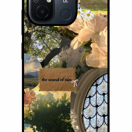Rain Redmi 12C Glass Case