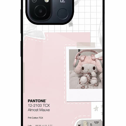 Pantone Asthetic Redmi 12C Glass Case