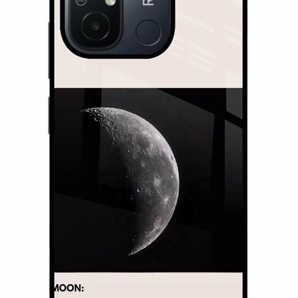 Moon Phase Redmi 12C Glass Case