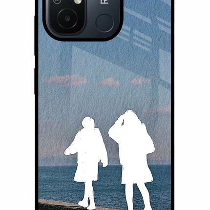 Coastal Dream Redmi 12C Glass Case