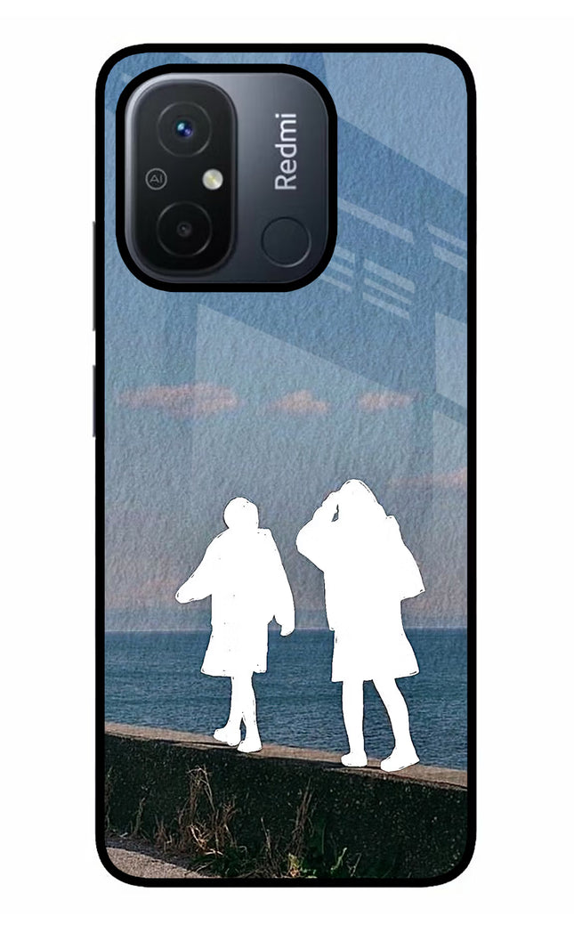 Coastal Dream Redmi 12C Glass Case