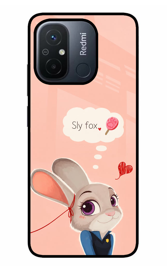 Judy Charm Redmi 12C Glass Case