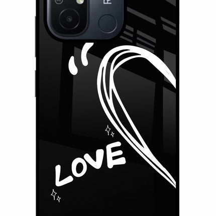 Love Line Redmi 12C Glass Case