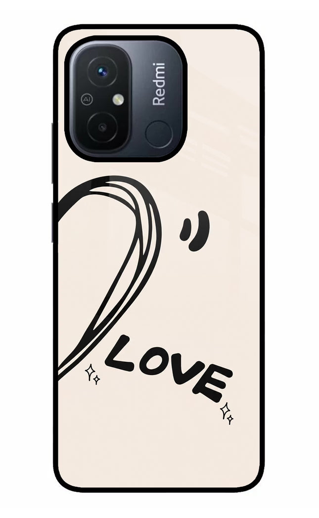 Soul Line Redmi 12C Glass Case