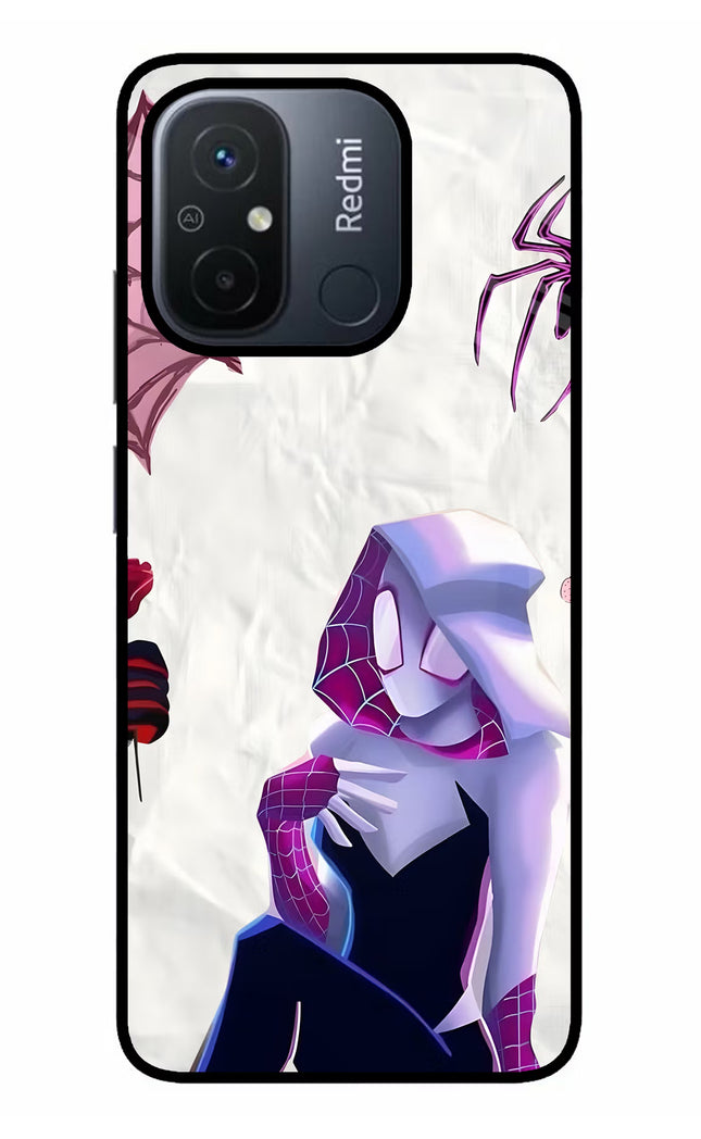 Gwen Verse Redmi 12C Glass Case