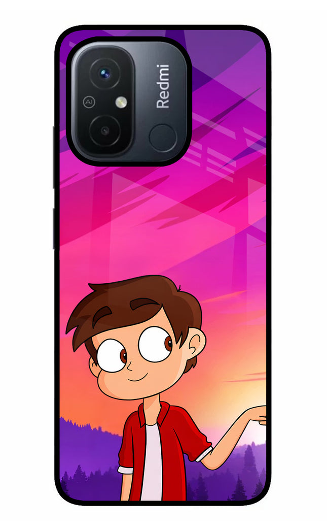 Marco Sunset Redmi 12C Glass Case