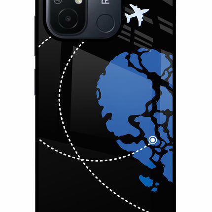 Love Orbit Redmi 12C Glass Case