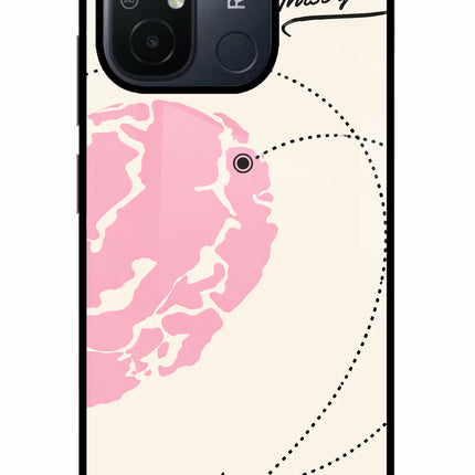 Miss Orbit Redmi 12C Glass Case