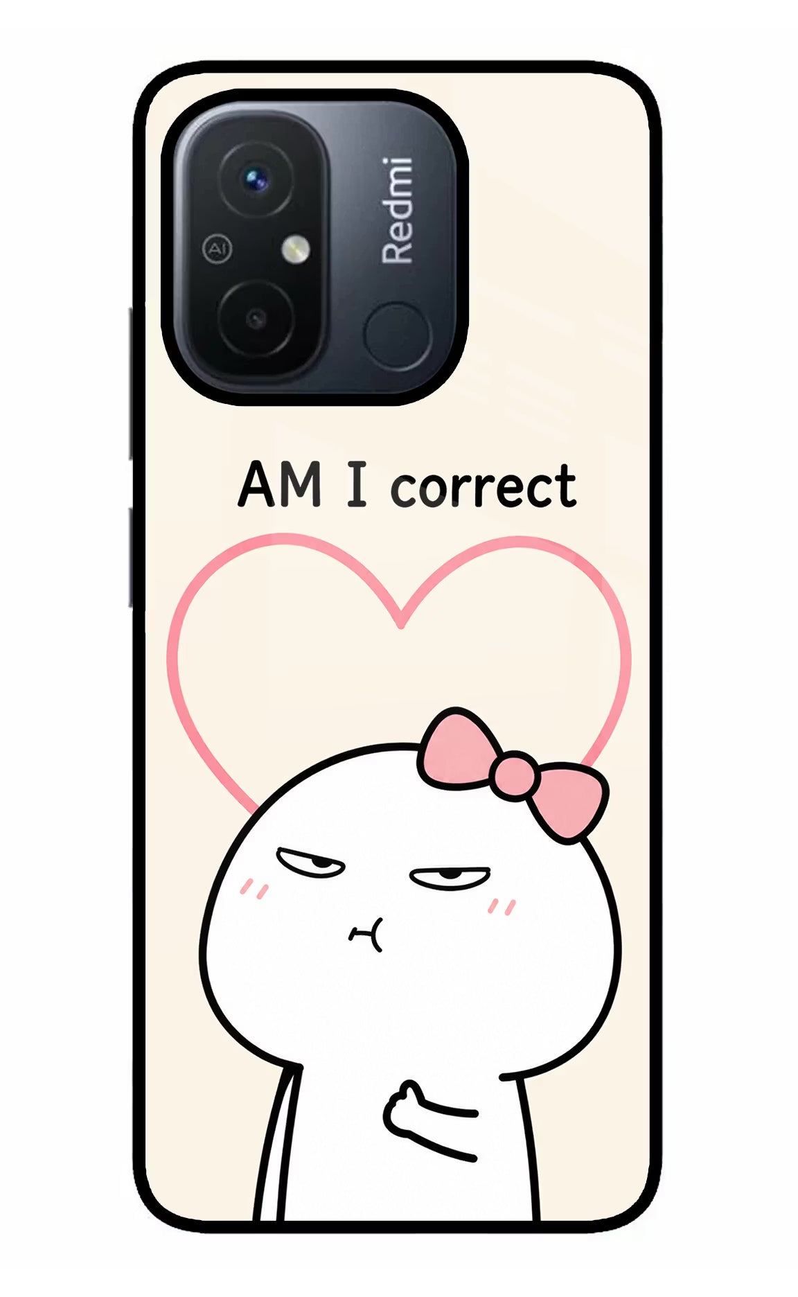 Always Right Redmi 12C Glass Case