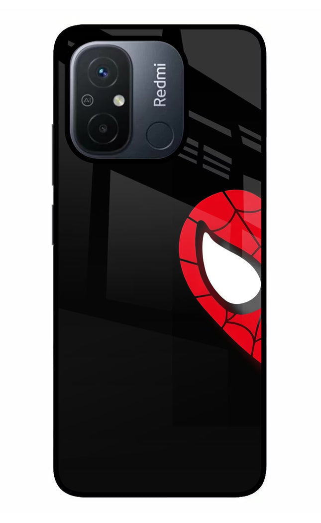 Peter Mask Redmi 12C Glass Case